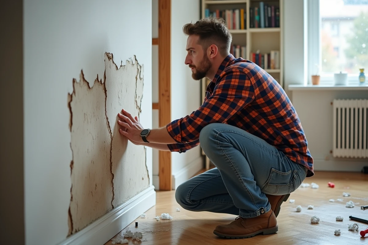 Travaux à réaliser suite à un dégât des eaux